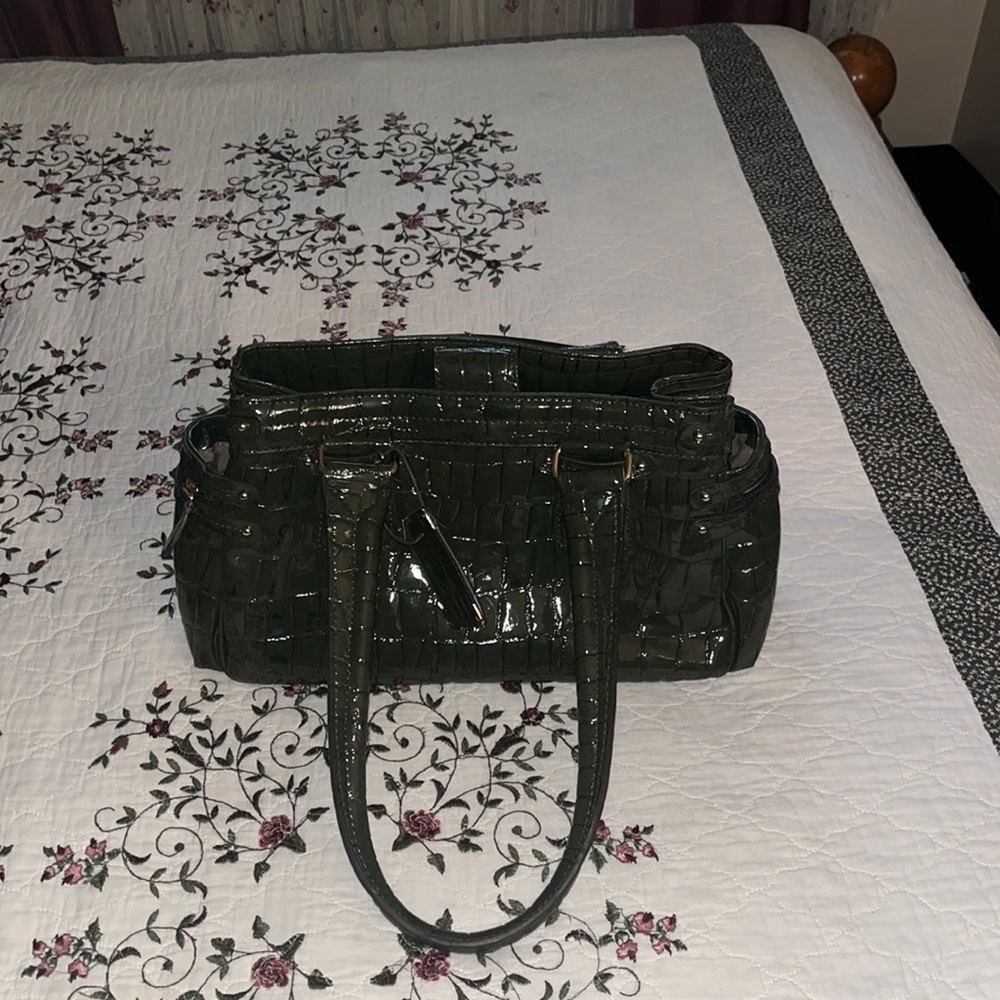 Liz claybourn green purse